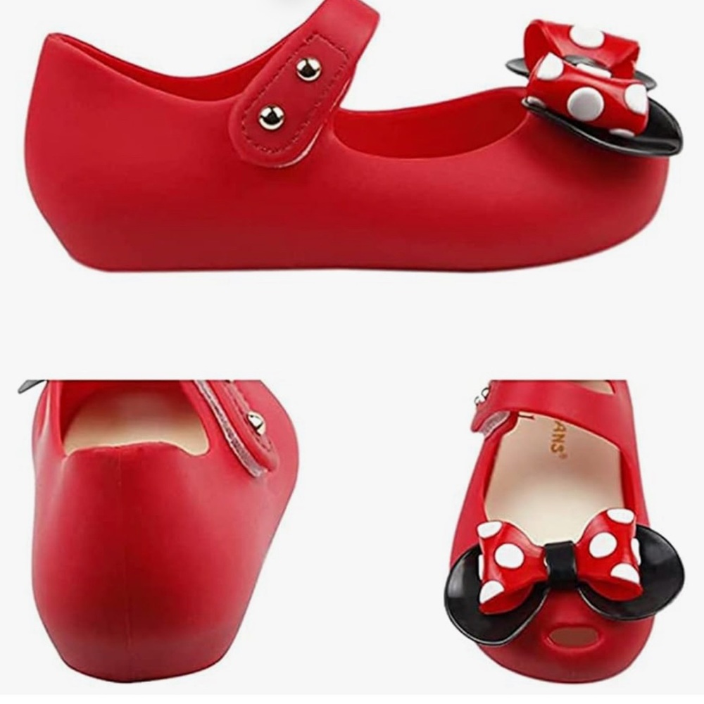 Sandals Charming Red Kids Sandals with Bow